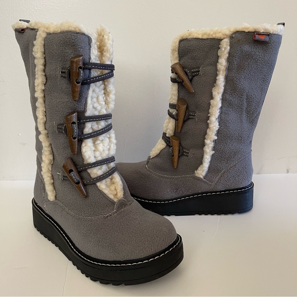 Rocket Dog Charcoal Polar Fleece Boots